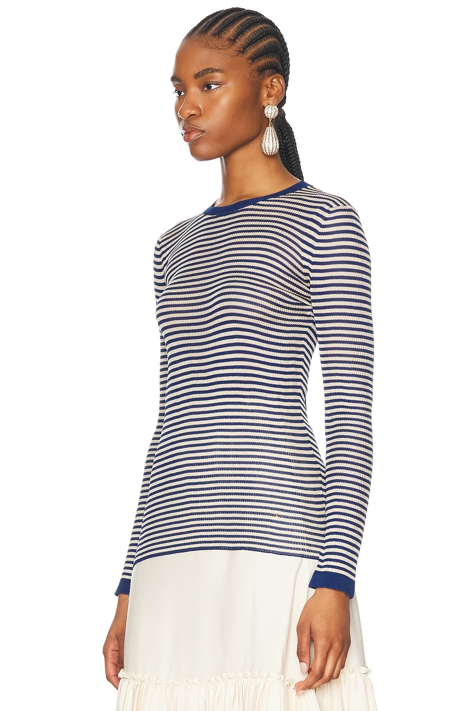 Striped Long Sleeve Top - 3