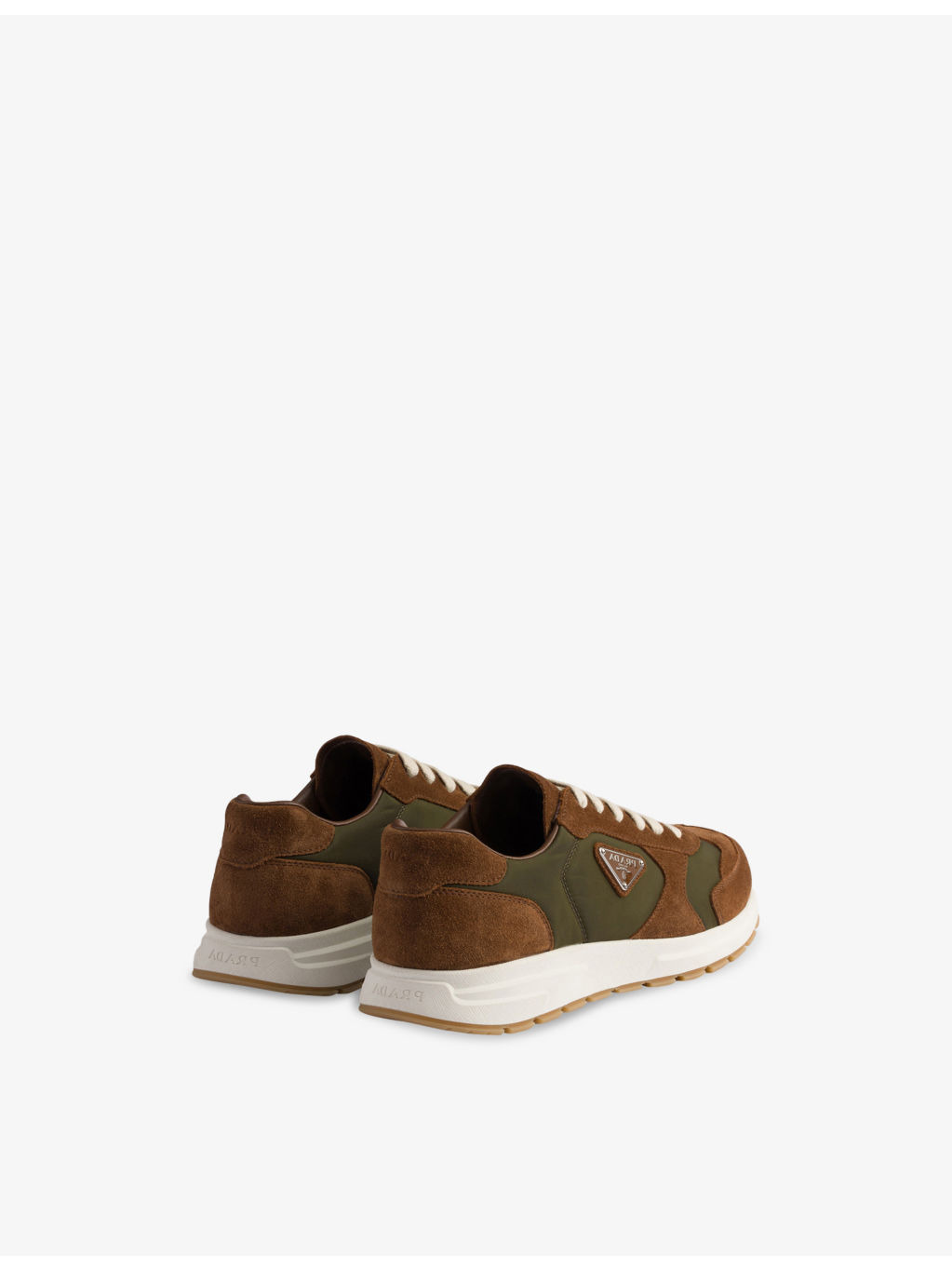 Prax Suede and Woven Trainers - 4