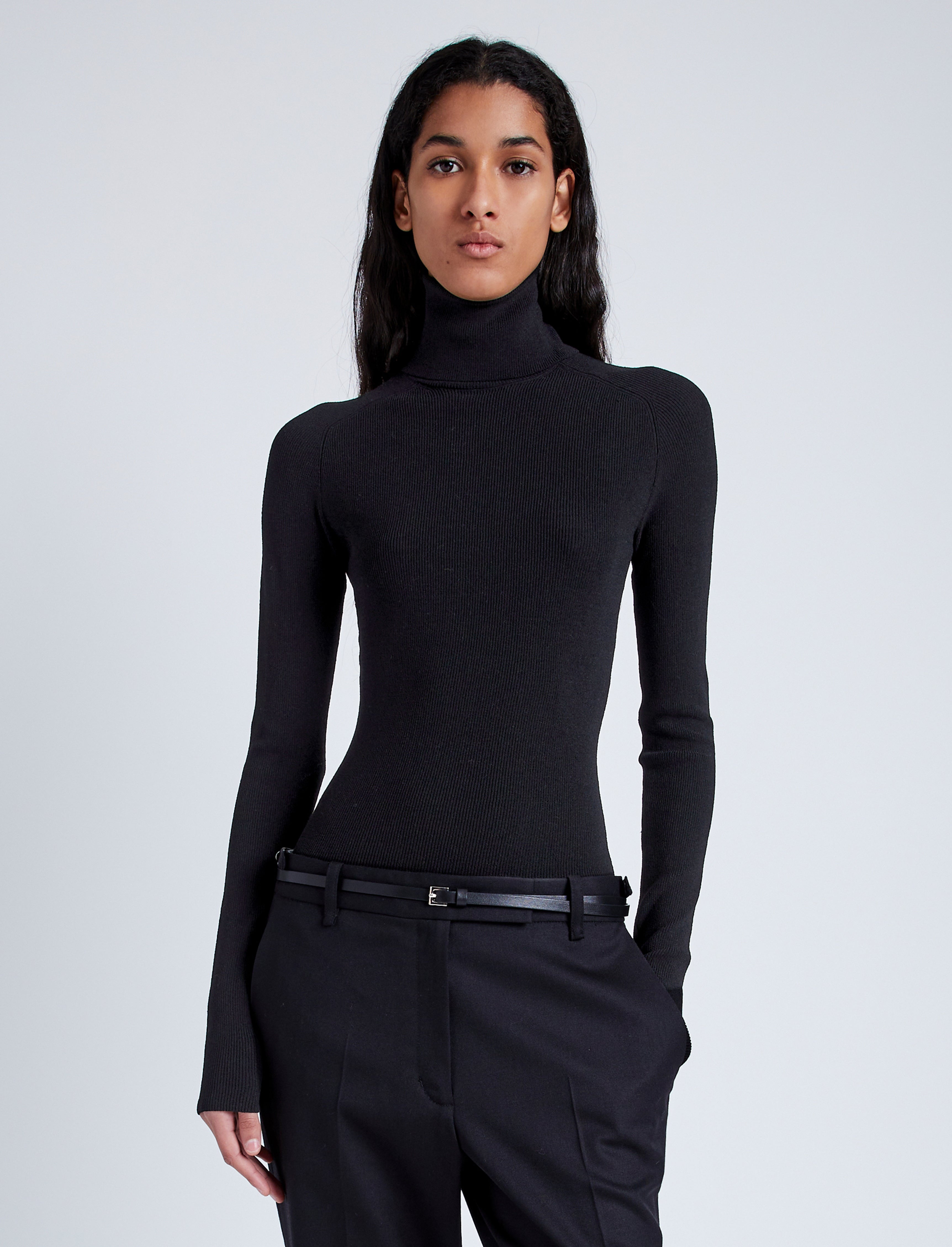 Fox Top In Matte Viscose Rib - 2