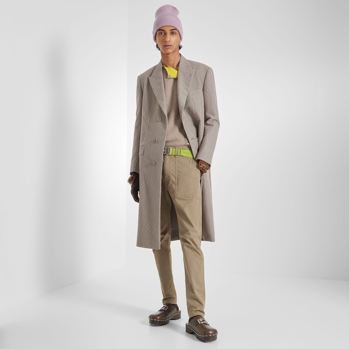 Dove gray wool coat - 4