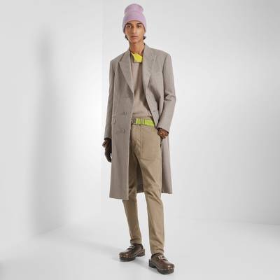 FENDI Dove gray wool coat outlook
