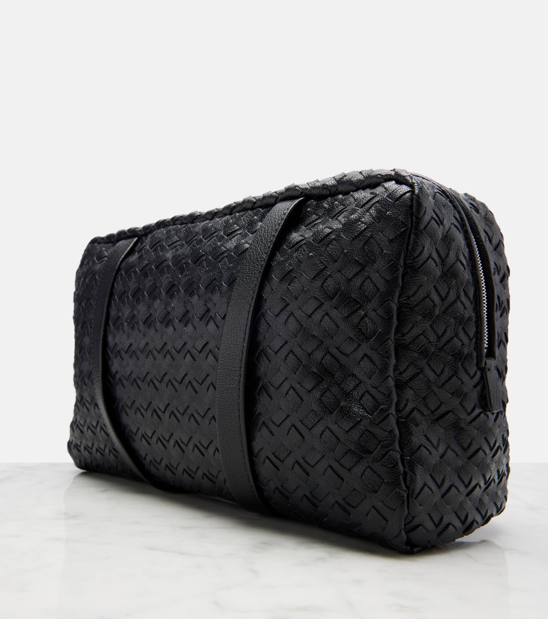 Astra woven leather shoulder bag - 6