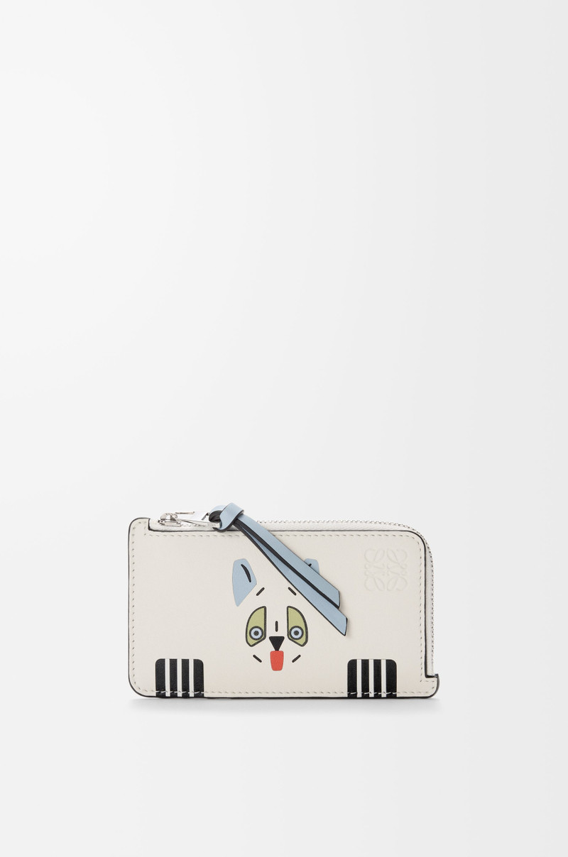 Futurist Cat coin cardholder in classic calfskin 1