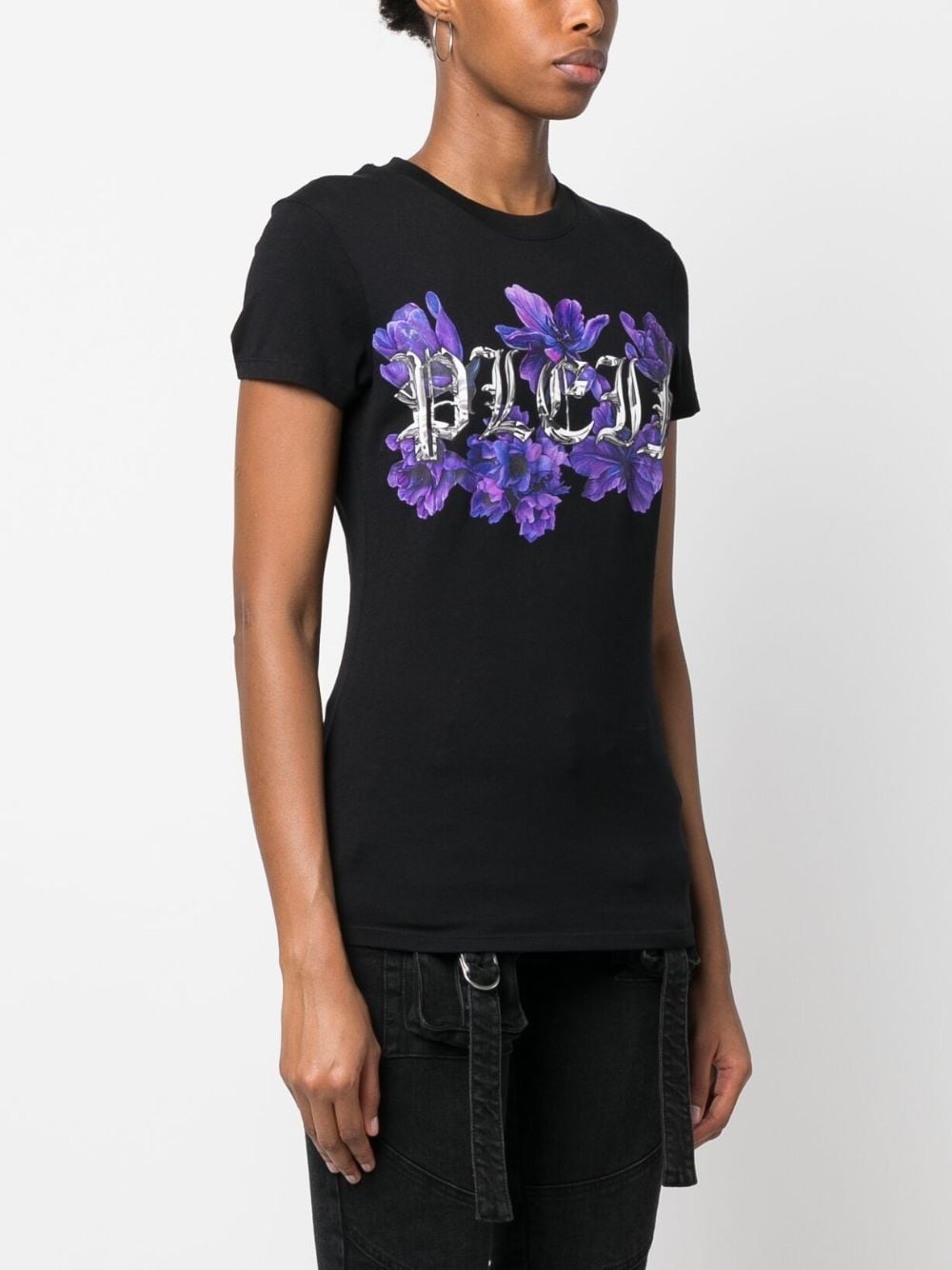 logo-print short-sleeved T-shirt - 3