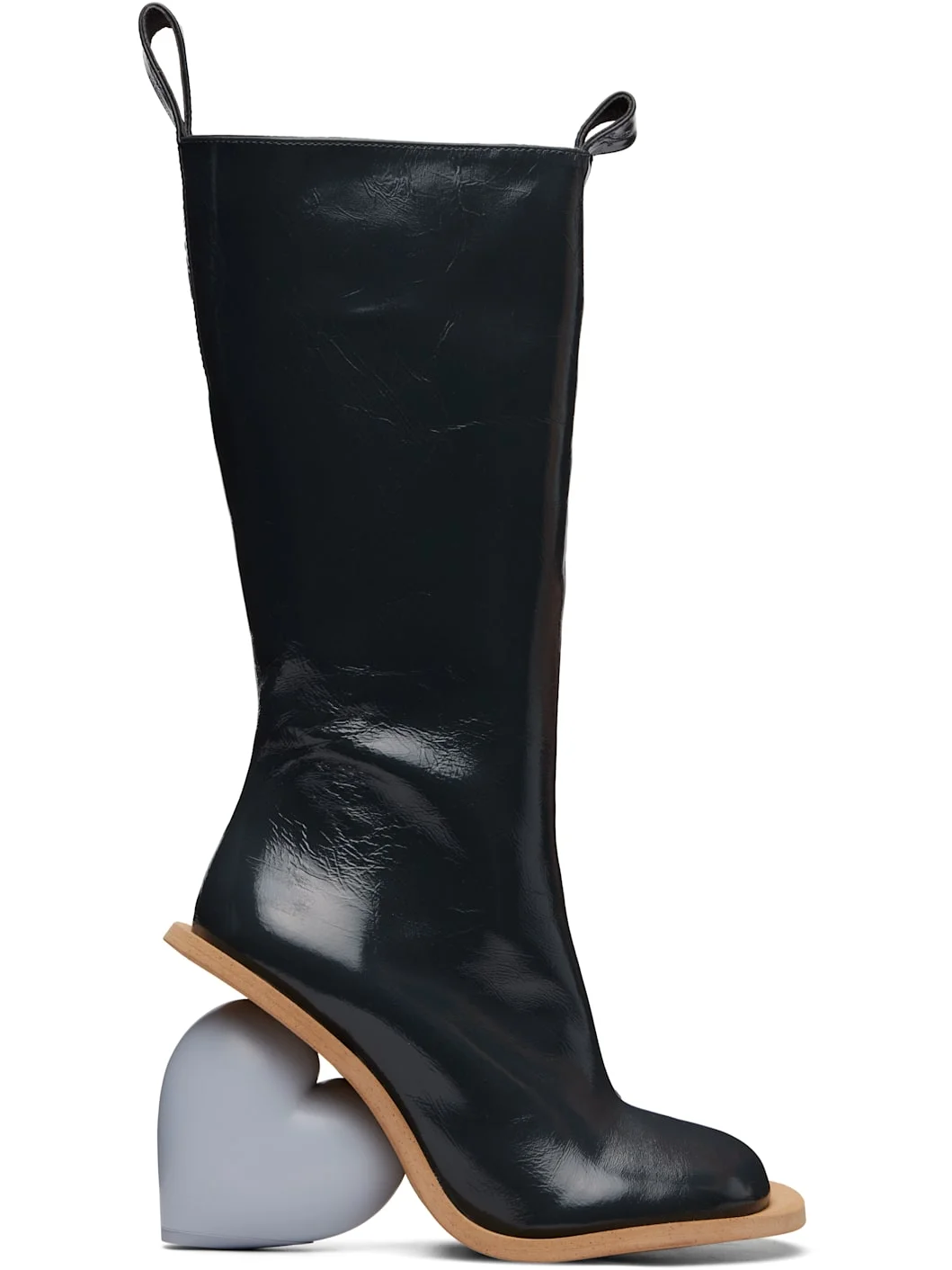 Gray Love Tall Boots - 1