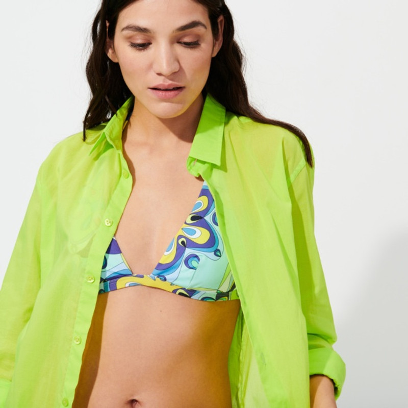 Unisex Cotton Voile Light Shirt Solid 8