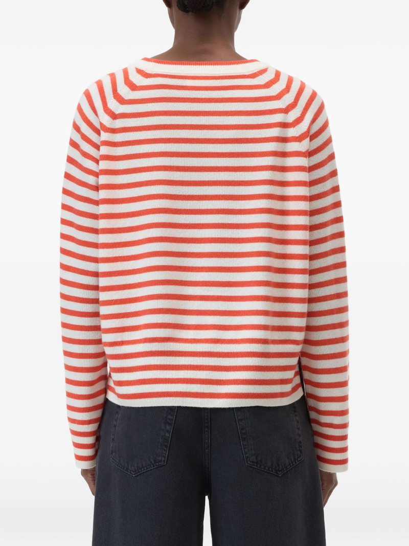 striped crew-neck T-shirt 4