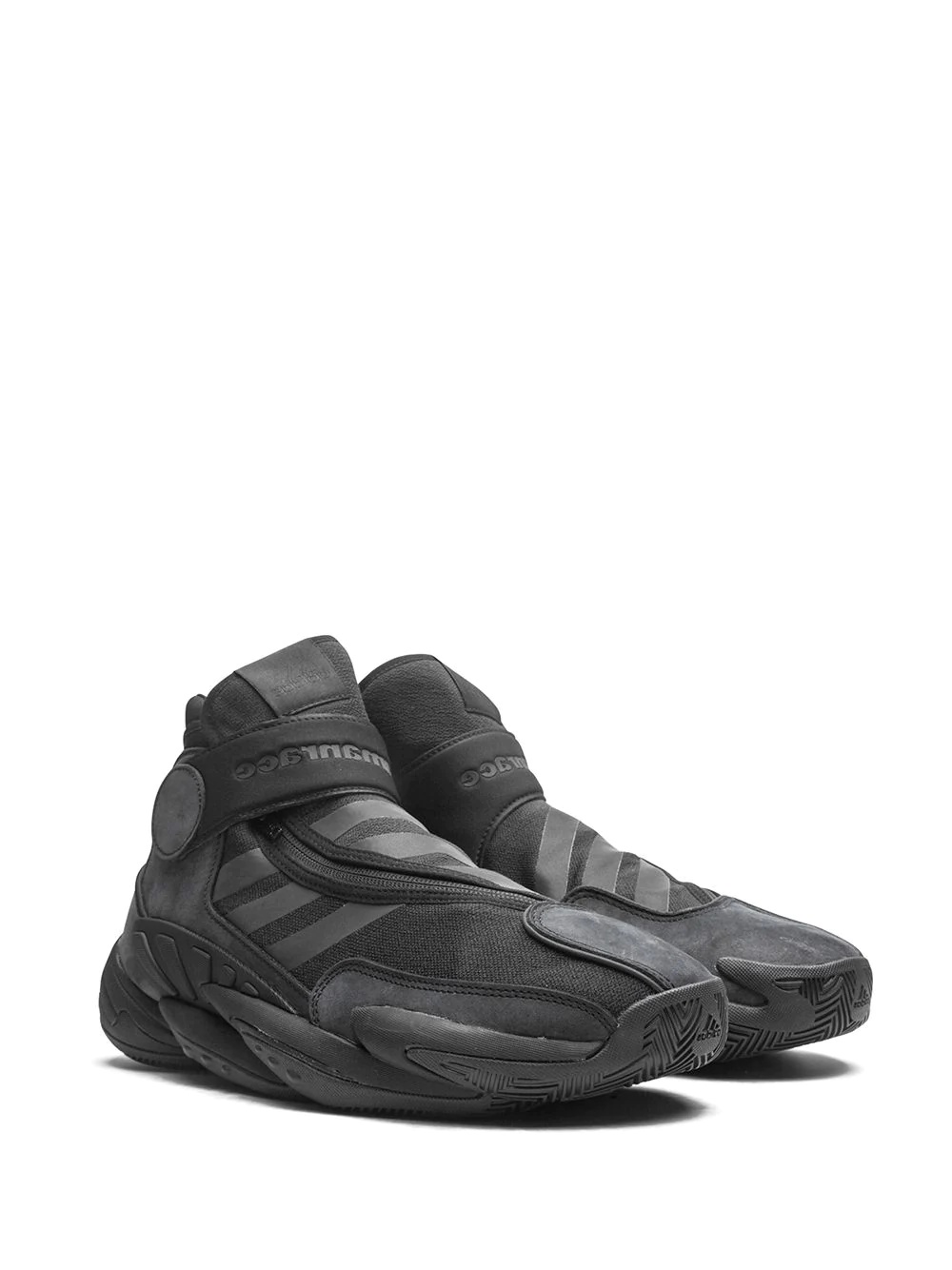 x Pharrell BYW 0 To 60 'Triple Black' sneakers - 2