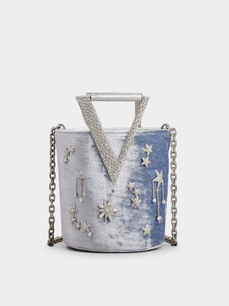 RV Strass Constellation Mini Bag in Velvet 1