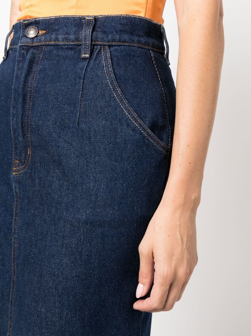 Tima denim midi skirt - 5