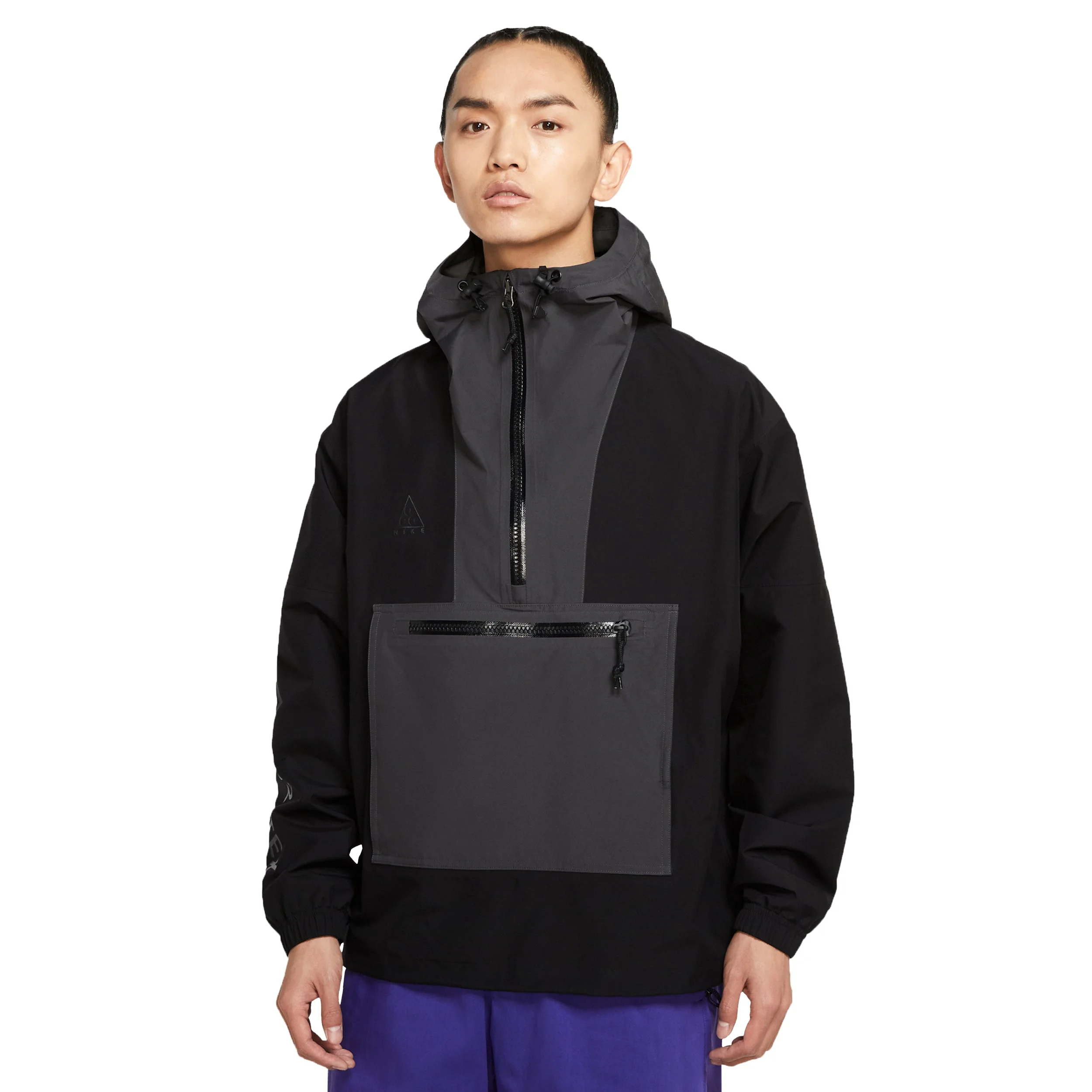 Nike ACG Gore-tex Paclite Logo Jacket 'Black Grey' CK7234-010 - 1