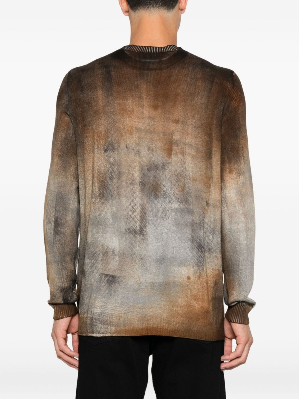 abstract-print sweater - 4