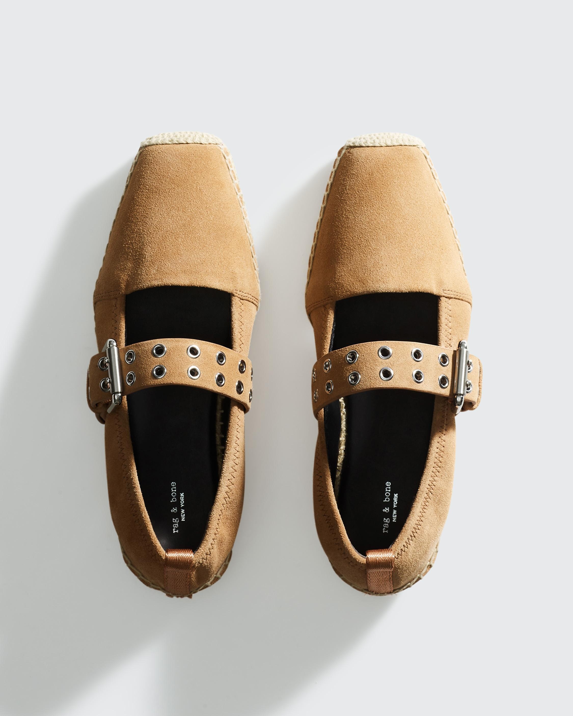 Anteros Espadrille - Suede
Buckled Flat - 6