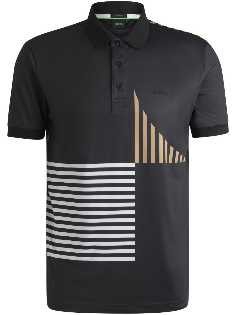 printed polo shirt - 1