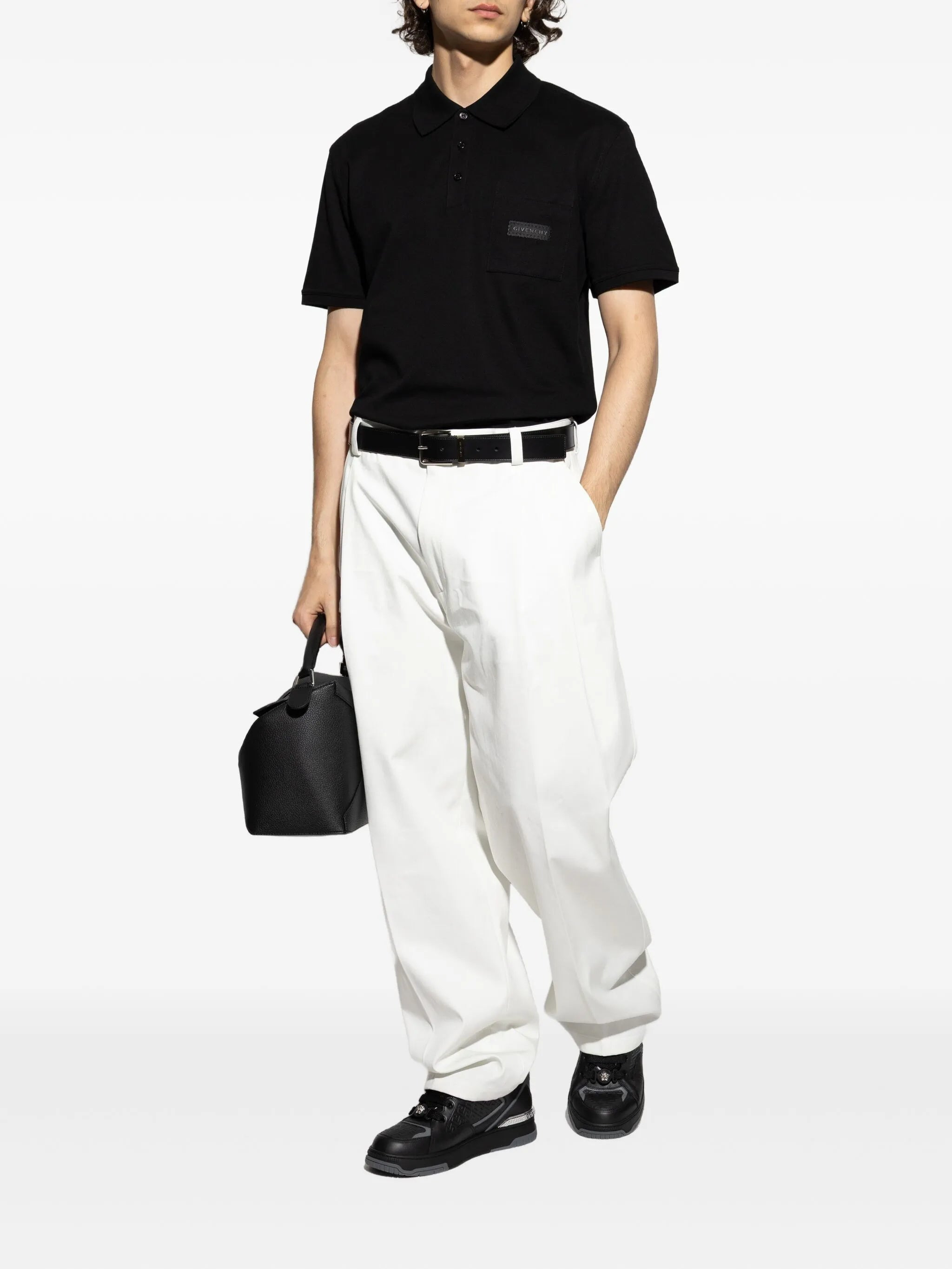 Givenchy Logo-patch Polo Shirt - 3