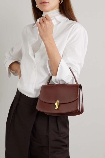 The Row Sofia small two-tone leather tote outlook