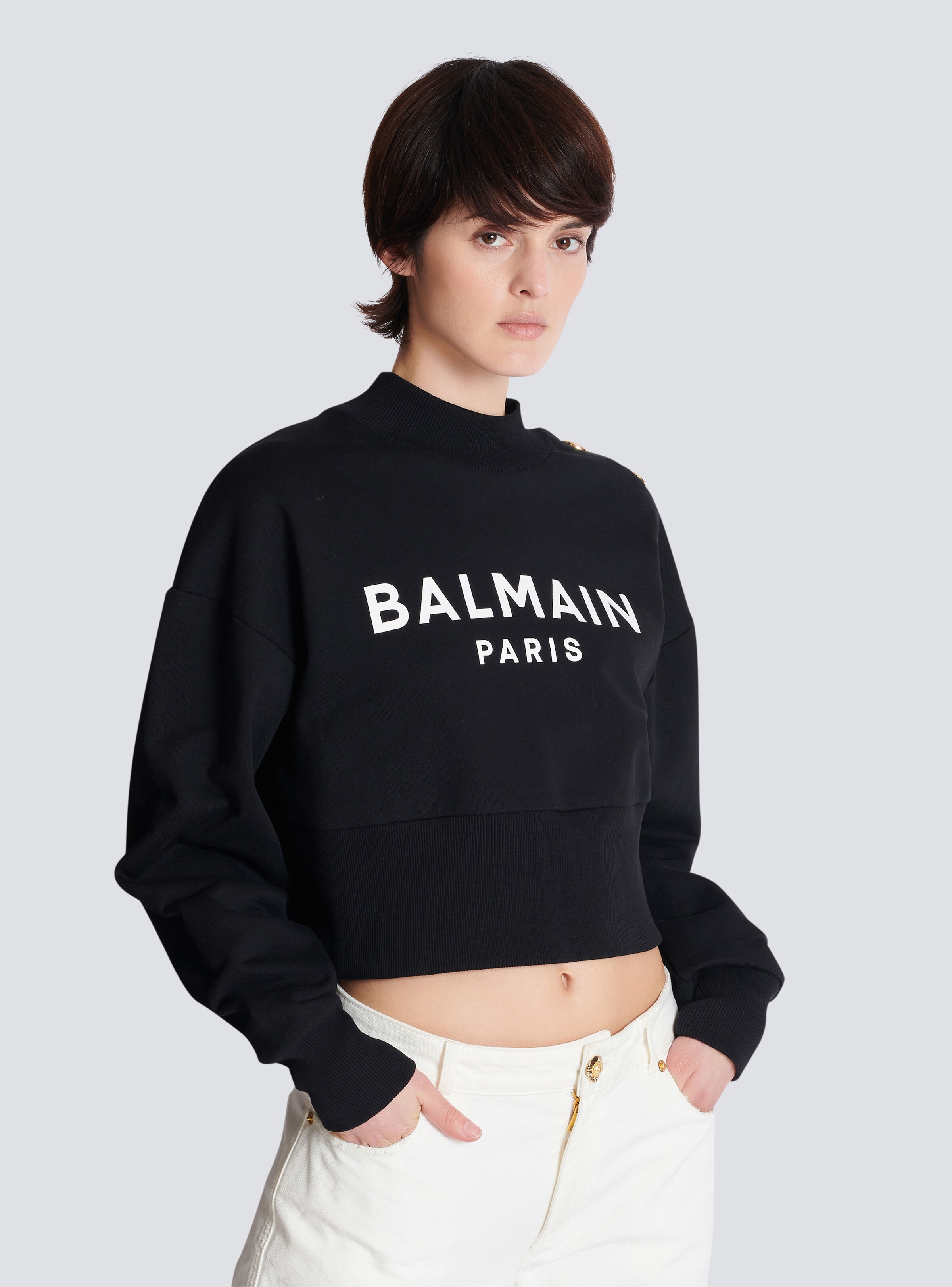 Printed Balmain Paris sweatshirt - 6