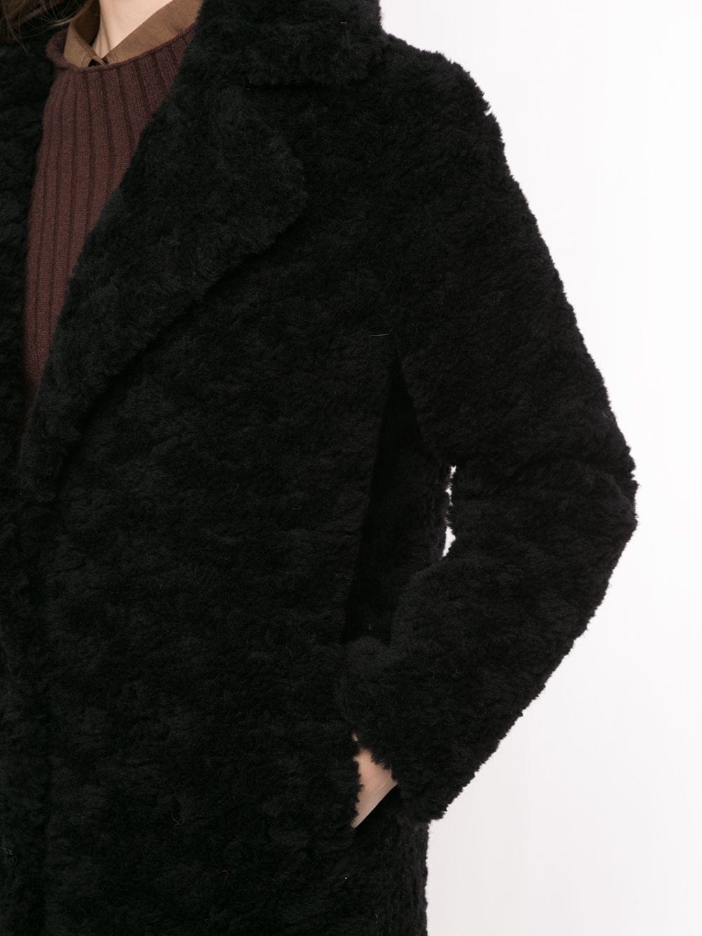 fluffy wool coat - 5