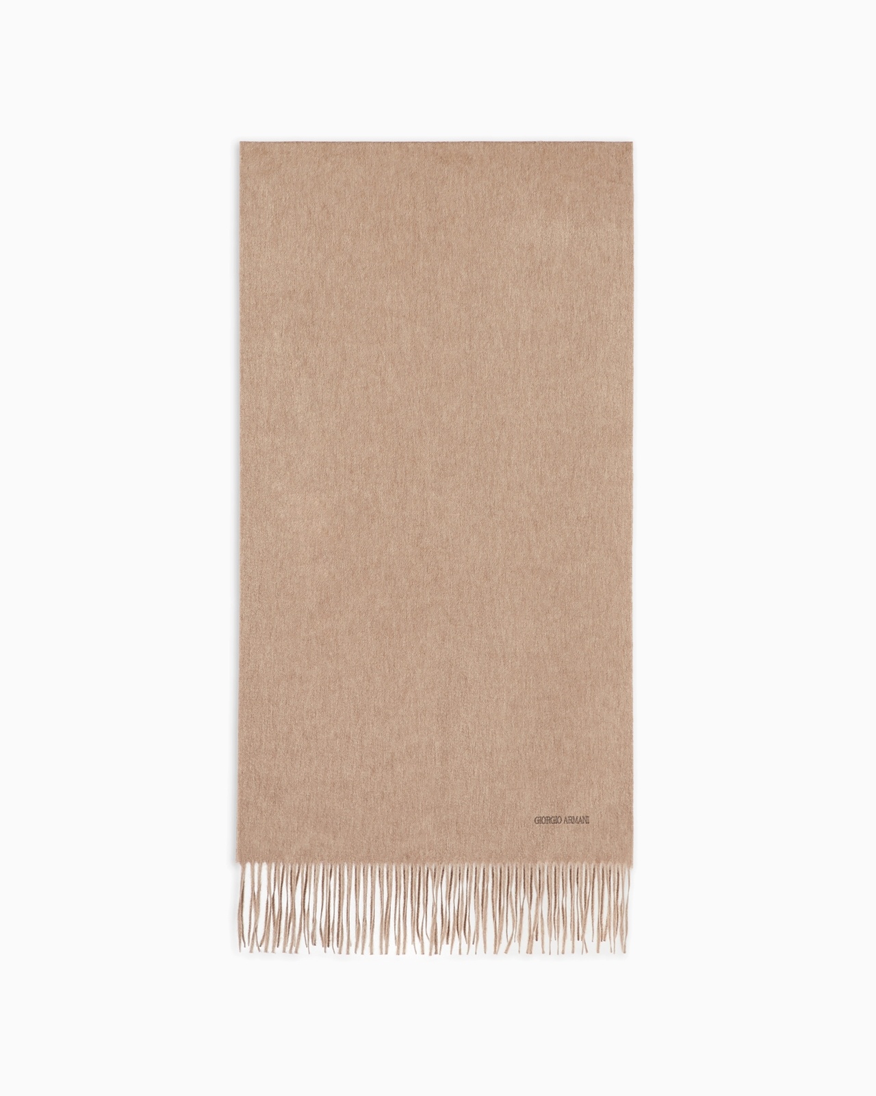 CASHMERE STOLE WITH FRINGING - 1