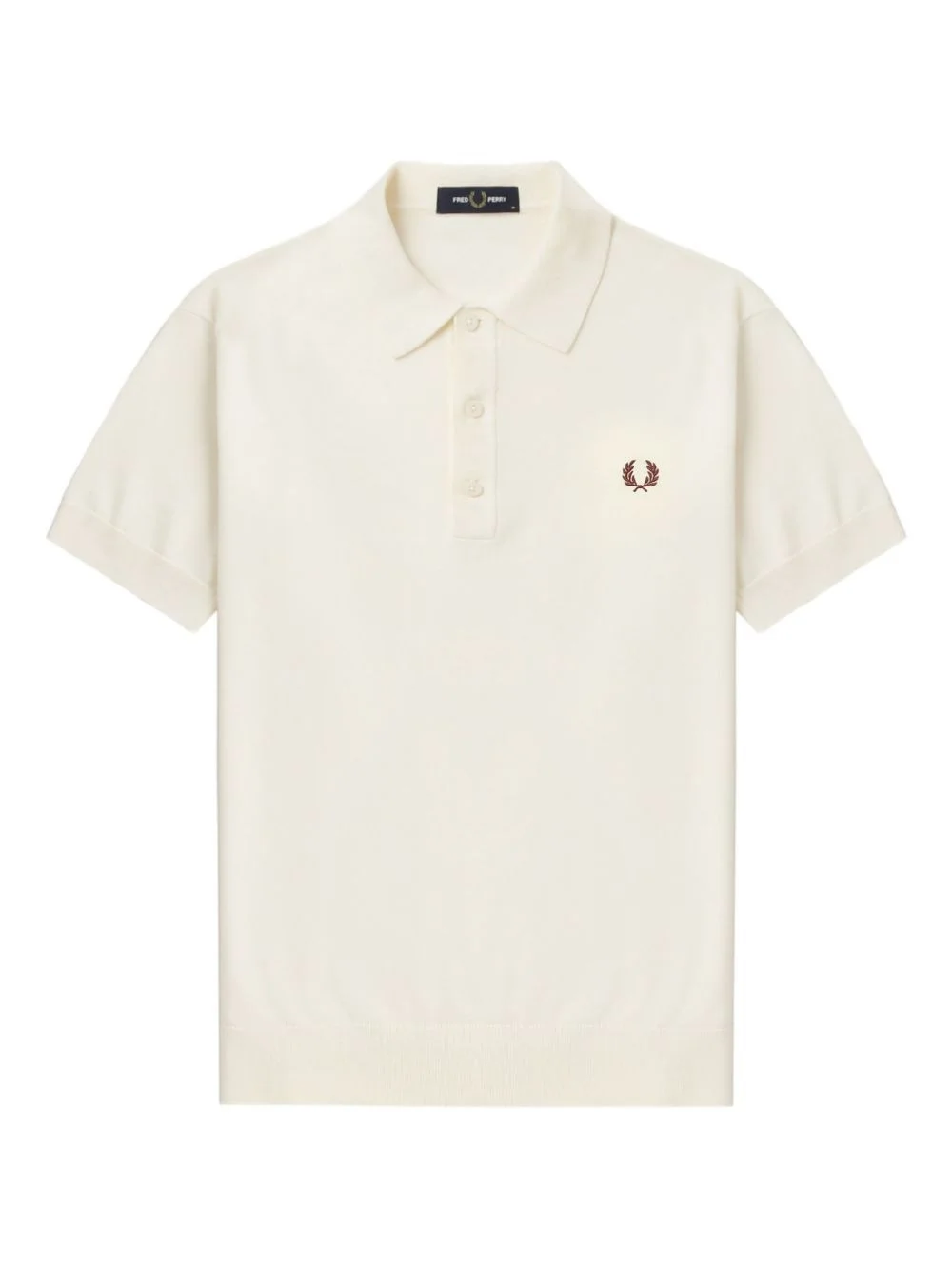 embroidered laurel-wreath polo shirt - 1
