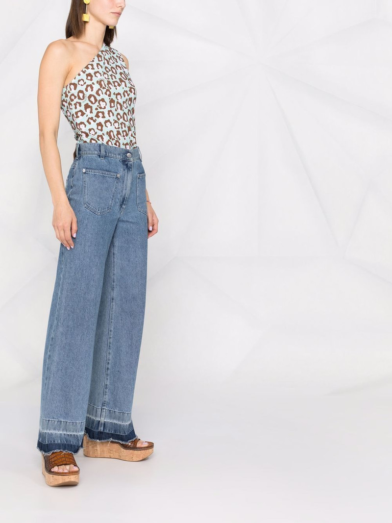 Lady Leopard-print one-shoulder top 4