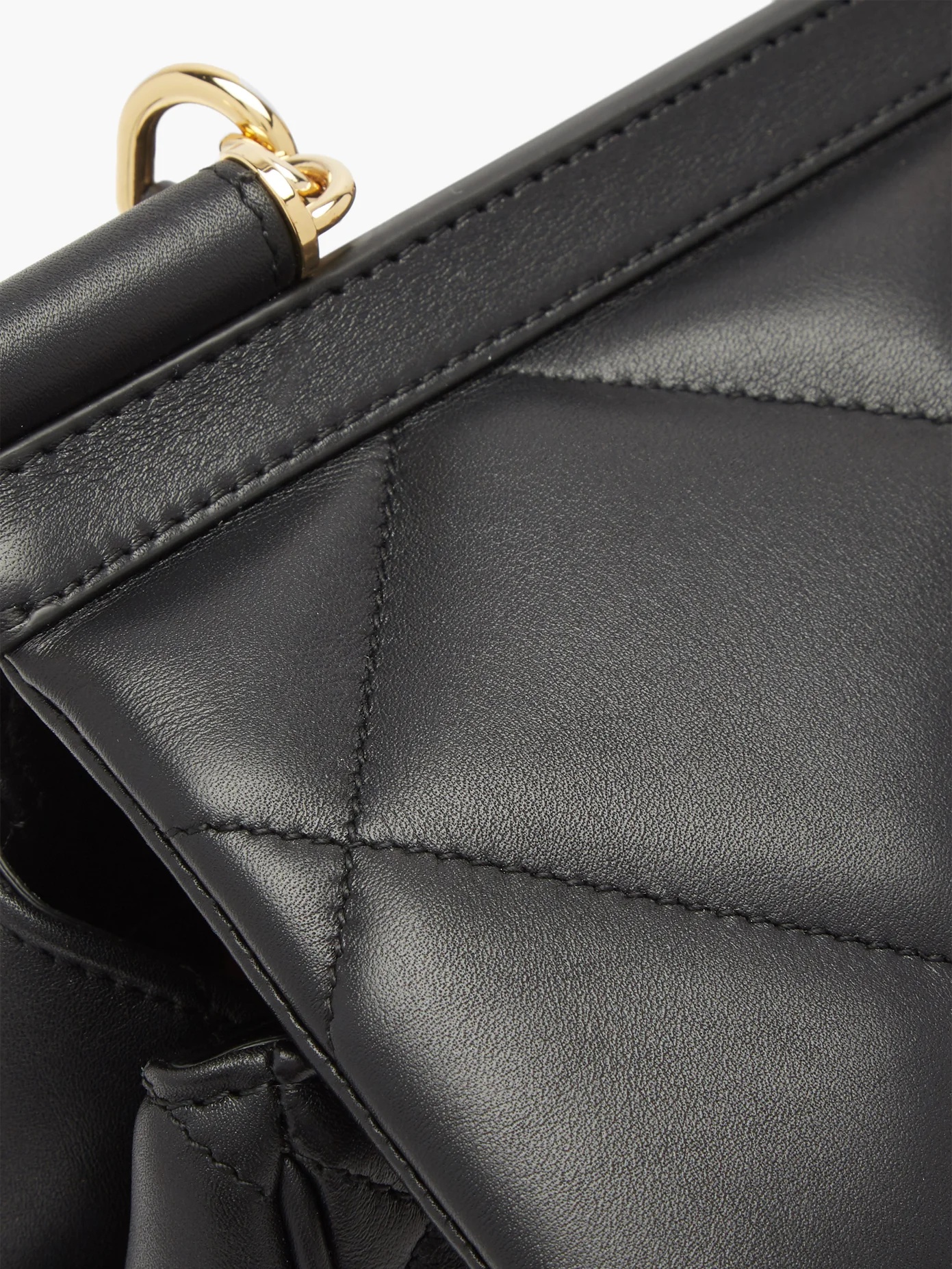 Sicily small quilted-leather cross-body bag - 6