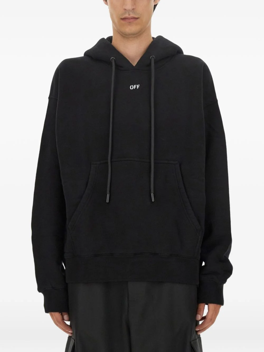 logo-print hoodie - 1