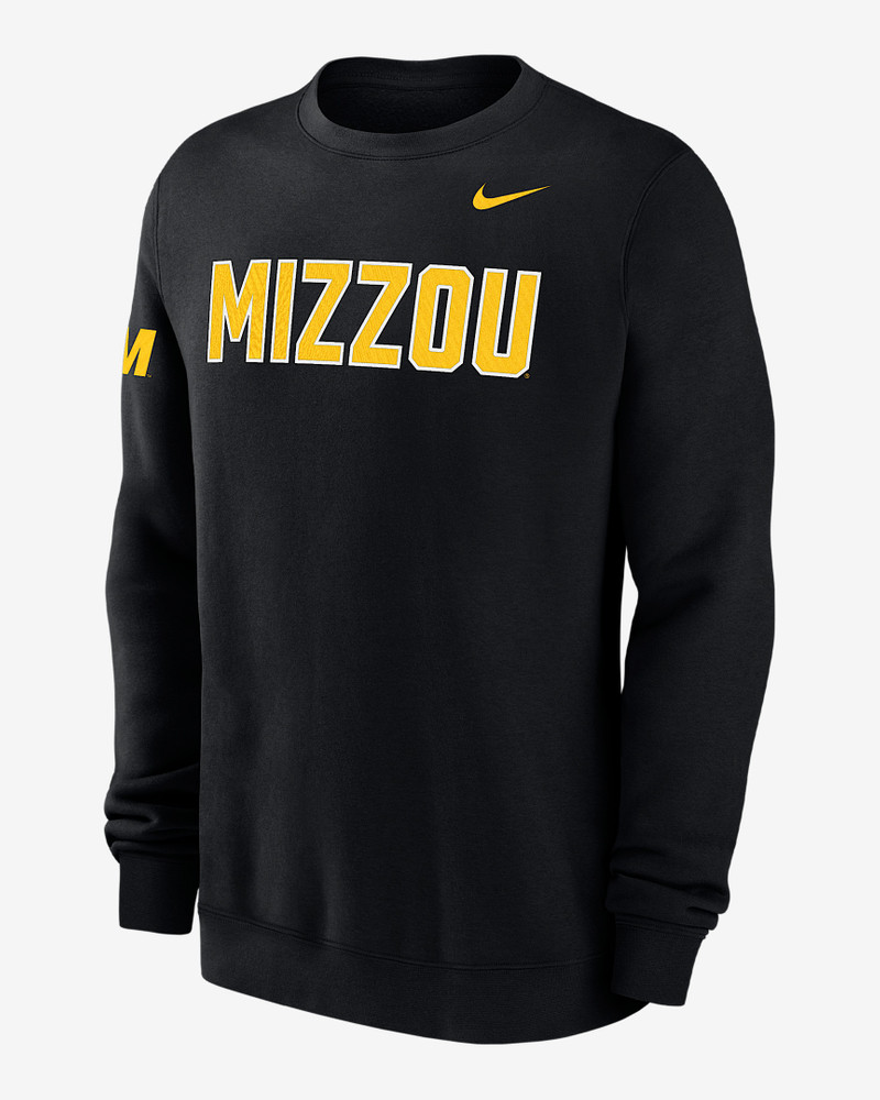 Missouri Club Fleece Men's Nike College Crew-Neck Sweatshirt 1
