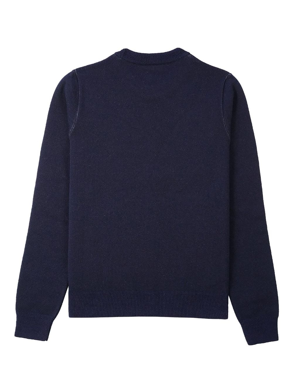 text-print wool jumper - 3