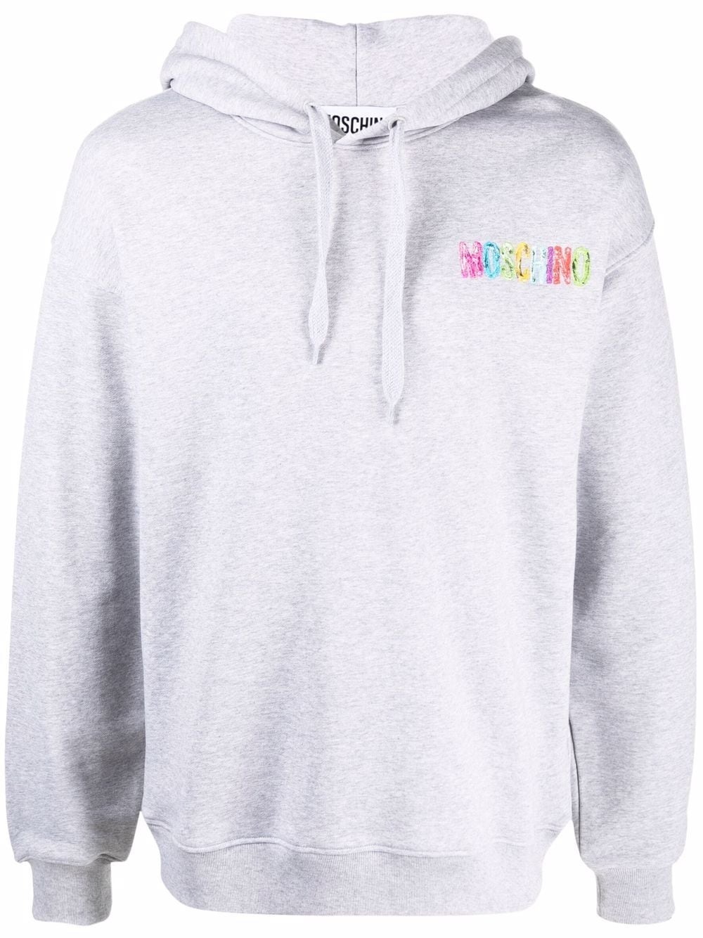 rainbow-logo pullover hoodie - 1