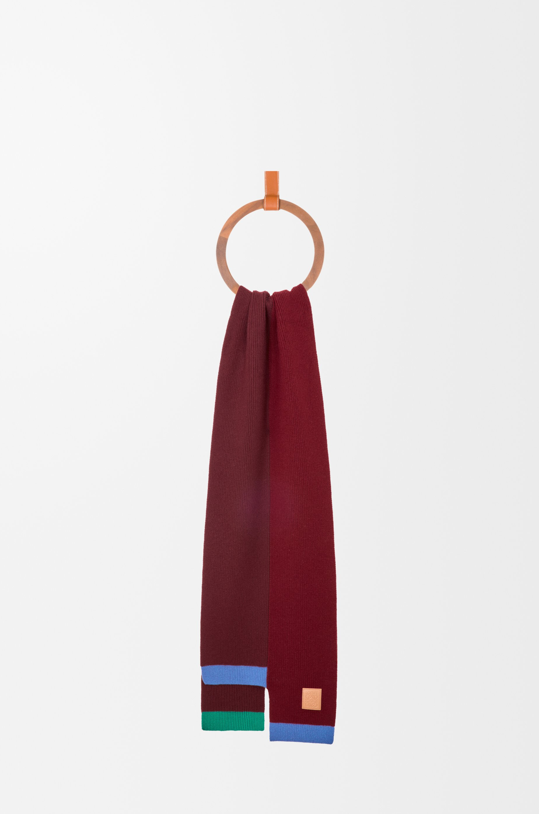Asymmetric scarf in wool - 3