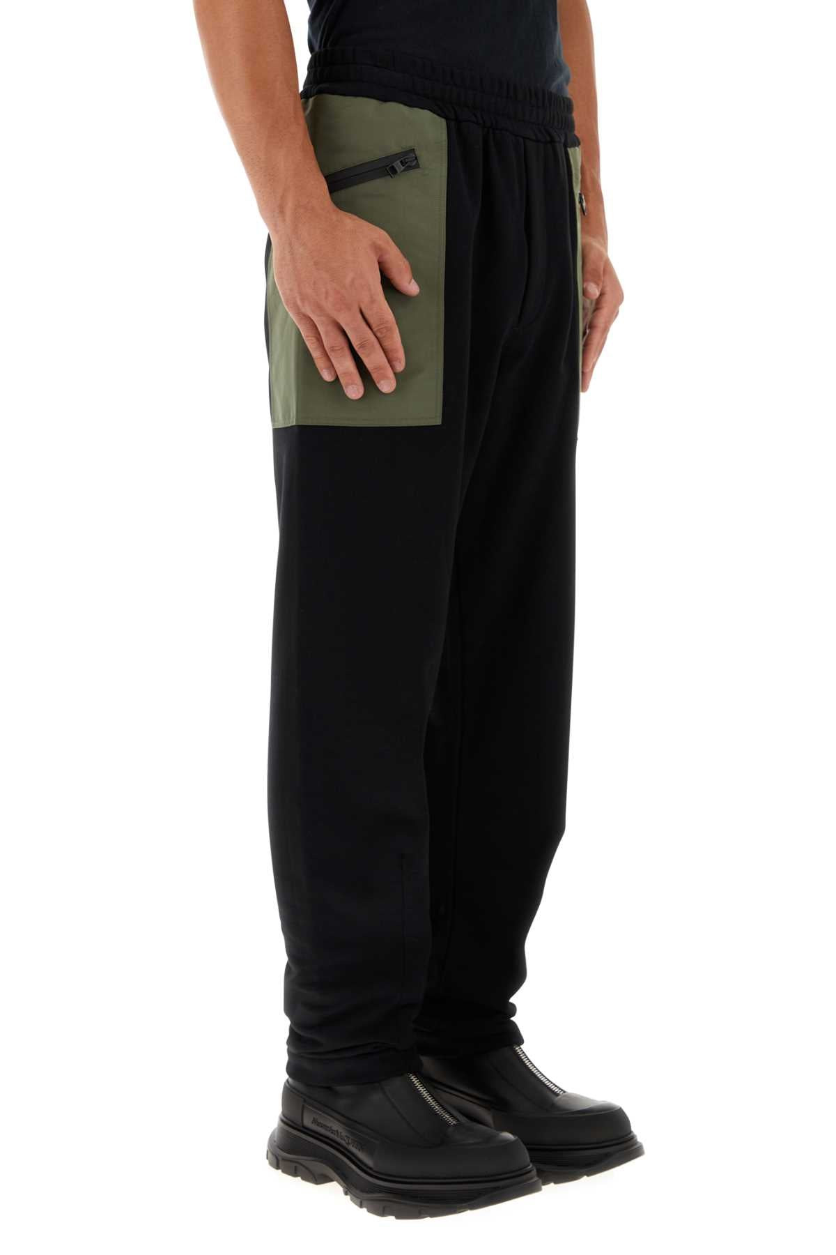 Alexander Mcqueen Men Black Cotton Pant - 3