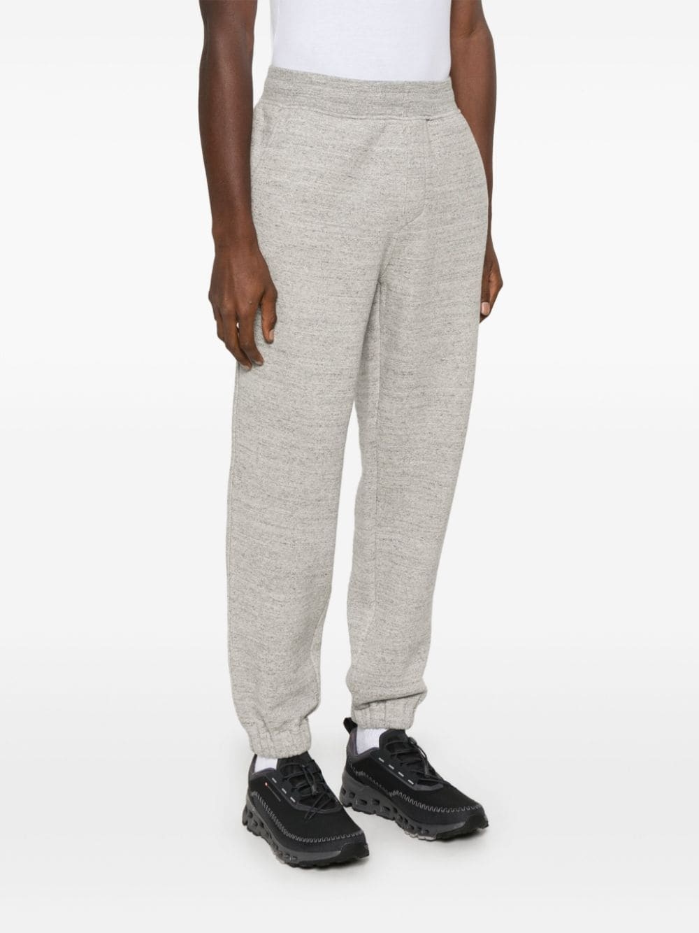 logo-embroidered track trousers - 3