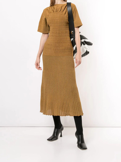 Proenza Schouler smocked knitted dress outlook