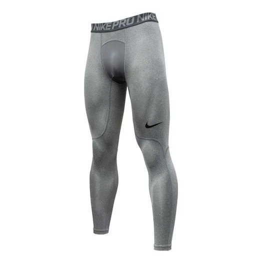 Nike Logo Sports Training Quick Dry Leggings Gray 838068-091 - 1