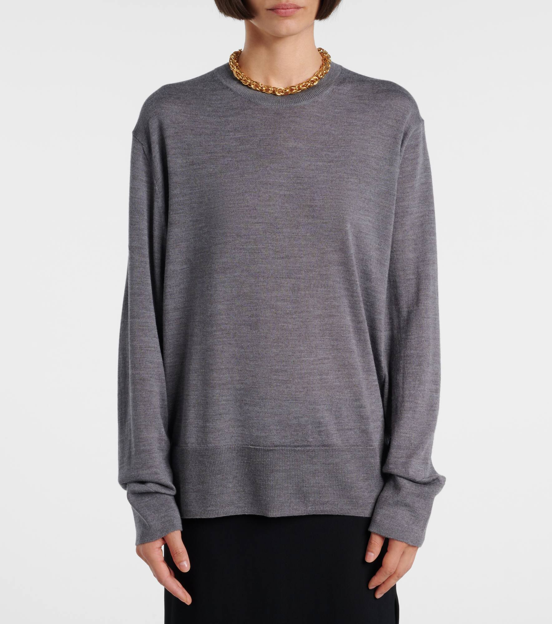 Wool and silk sweater - 6