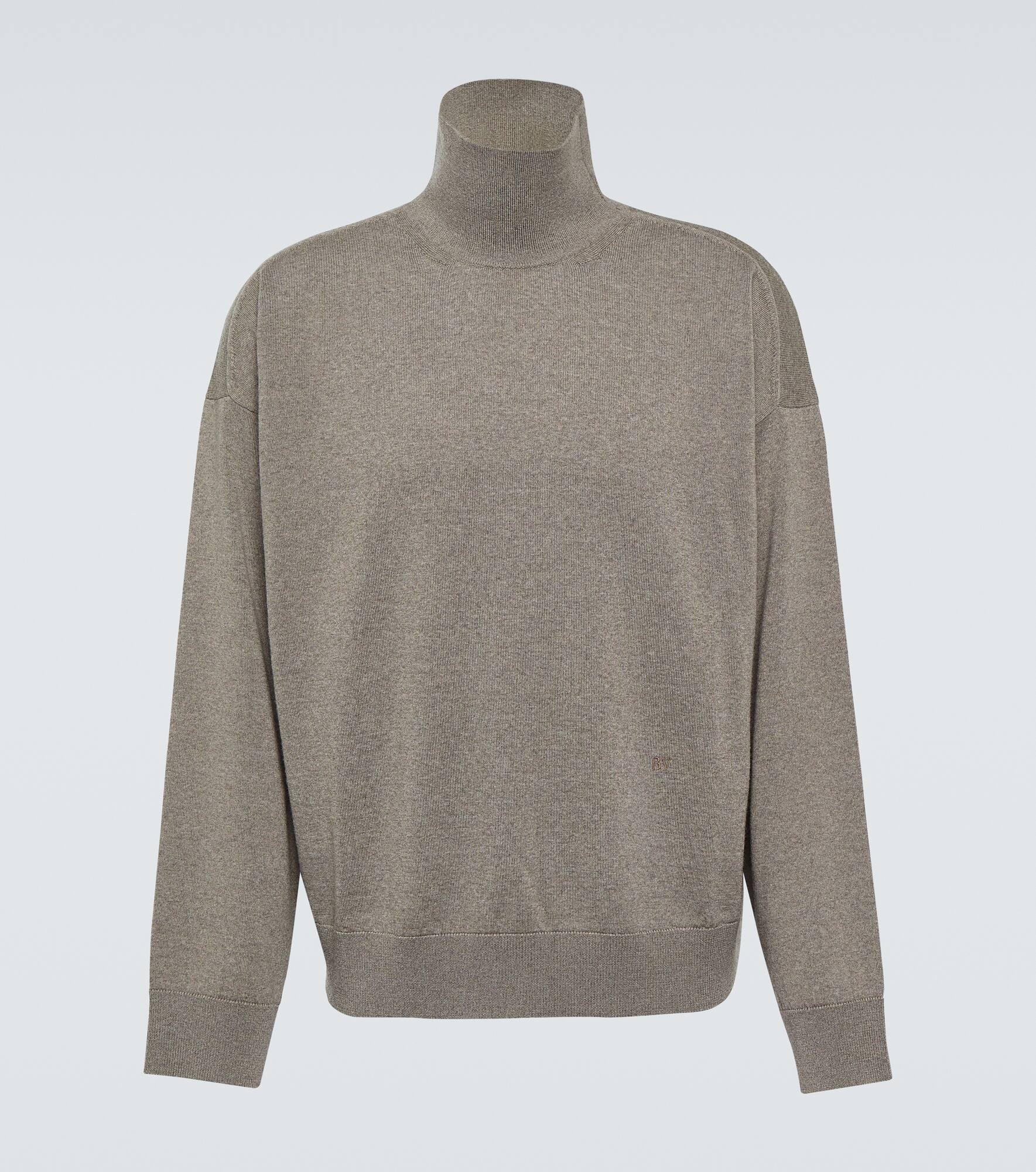 Wool turtleneck sweater - 1