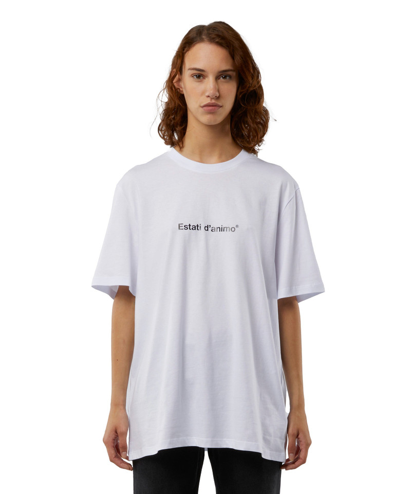 MSGM T-shirt quote "Estati d'animo" outlook