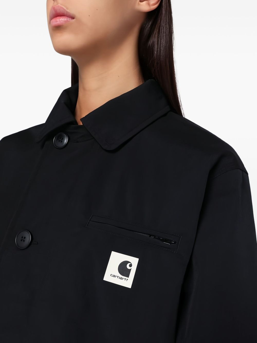 button-fastening jacket - 5