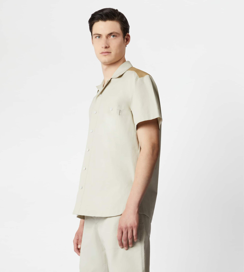 BOWLING COLLAR SHIRT - OFF WHITE 2