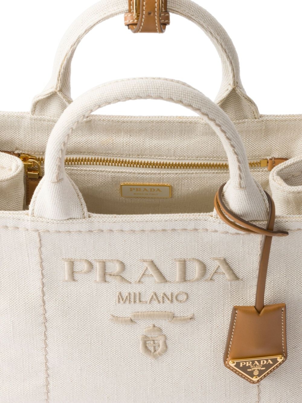 small logo-embroidered handbag - 5