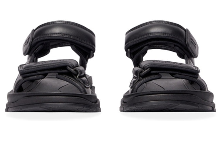 (WMNS) Balenciaga Tourist Sandals 'Black' 738612W2CDA1000 - 5