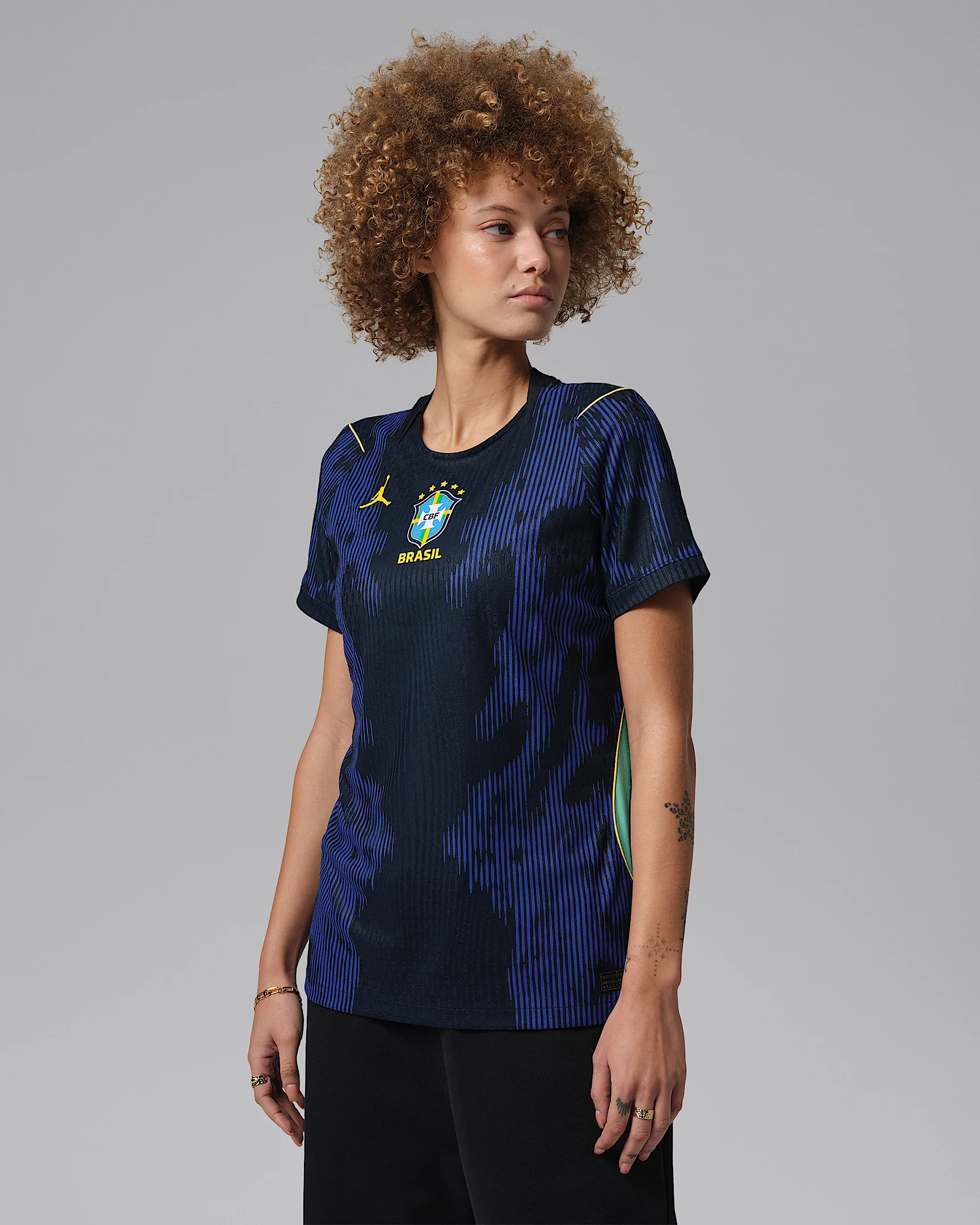 Brazil National Team 2026 Match Away Women's Nike Aero-FIT Soccer Jersey - 1