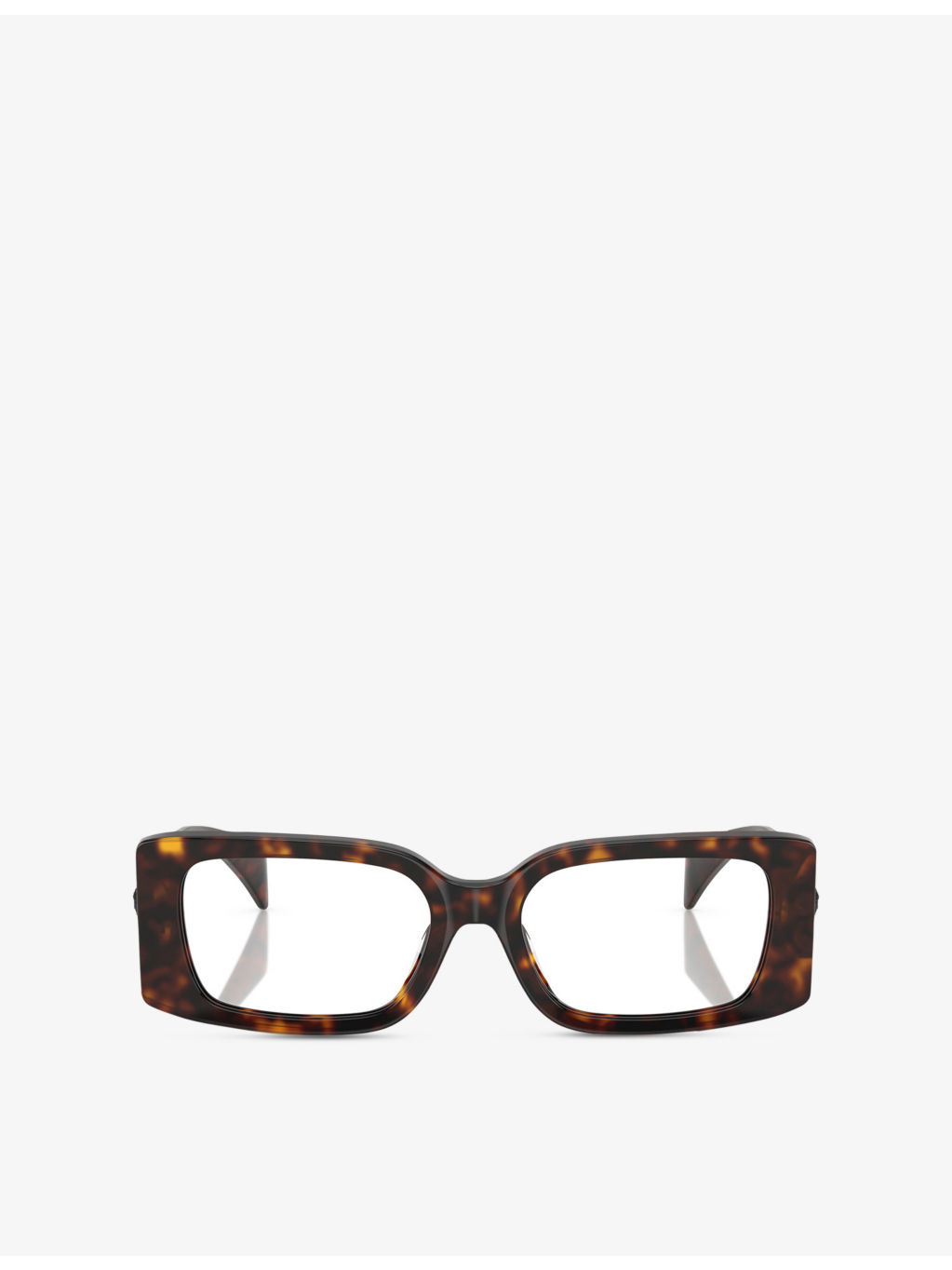 VE3362U Rectangular-Frame Acetate Glasses - 1