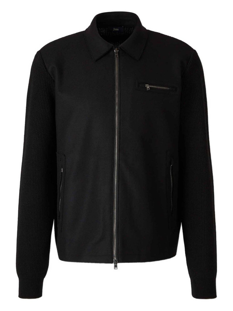zip cashmere cardigan 1
