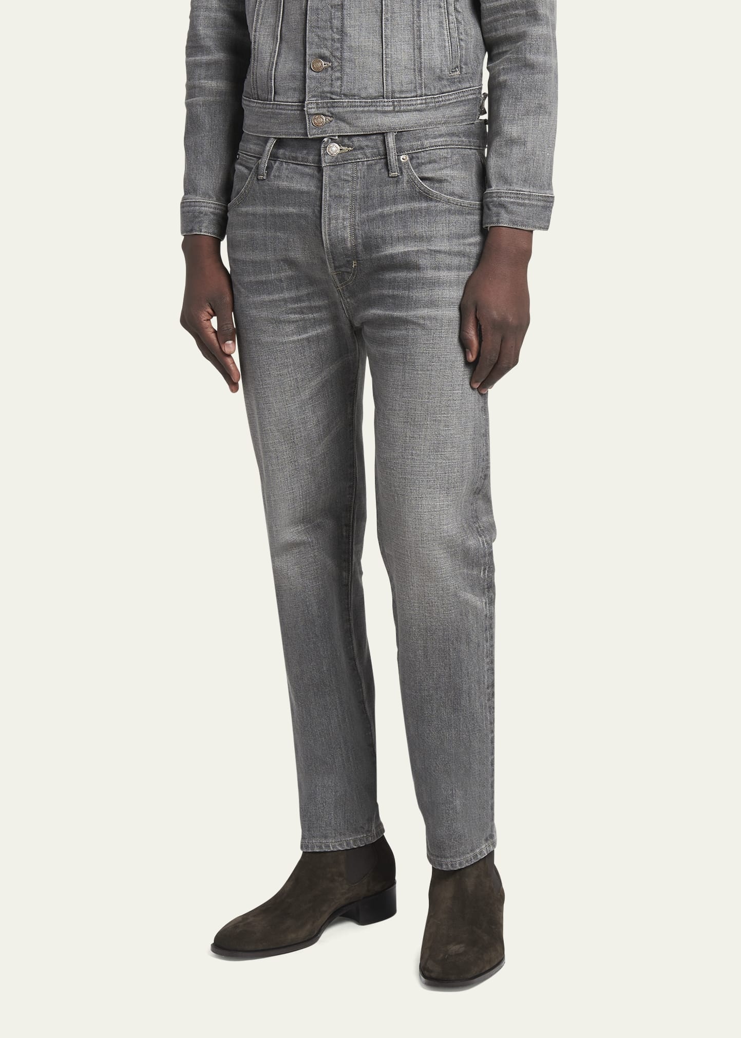 Men's Straight Leg Jeans - 4