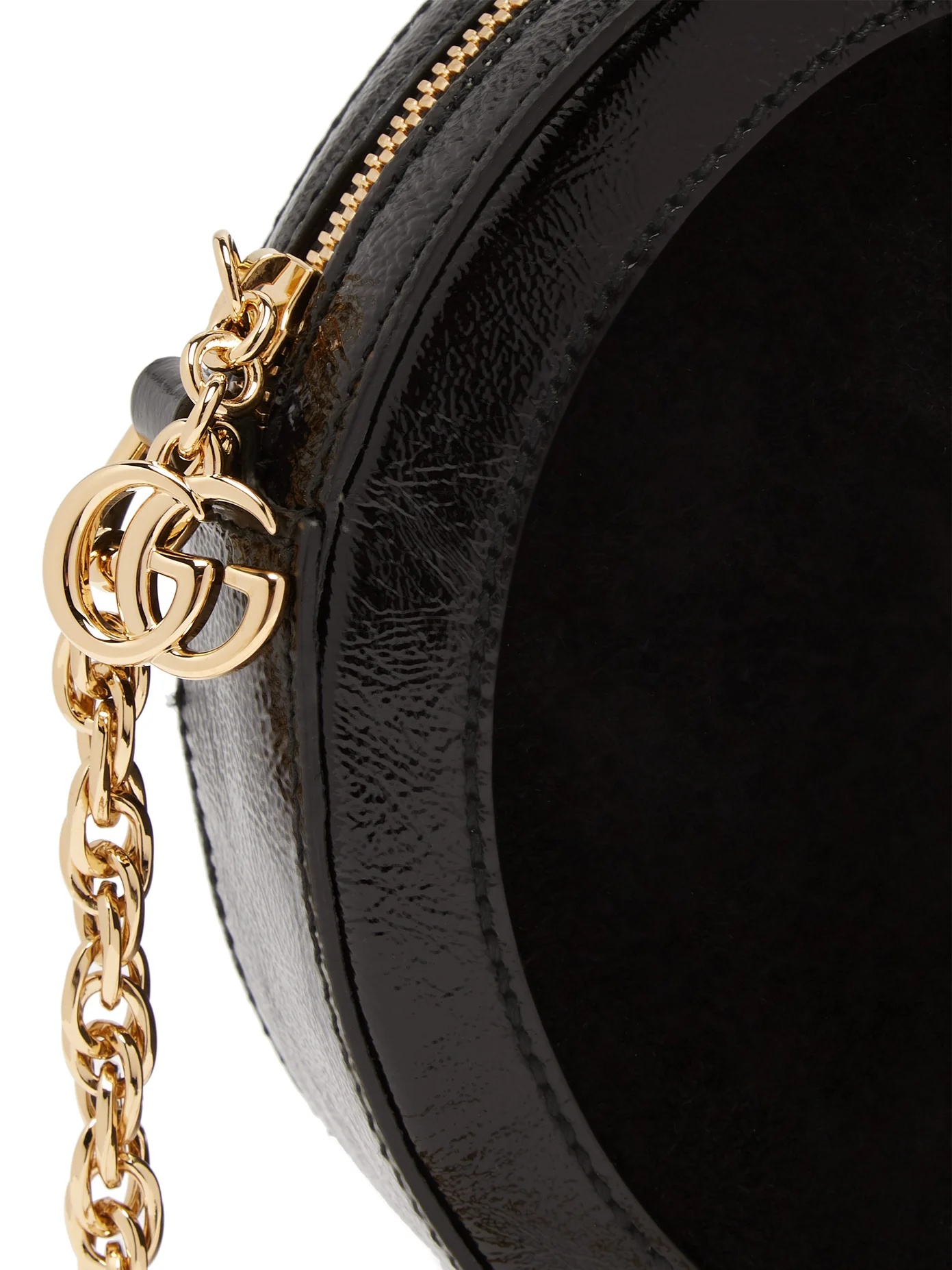 Ophidia leather and suede cross-body bag - 7