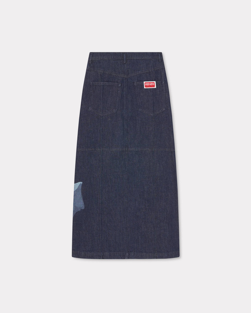 KENZO 'KENZO Rose' long straight skirt outlook