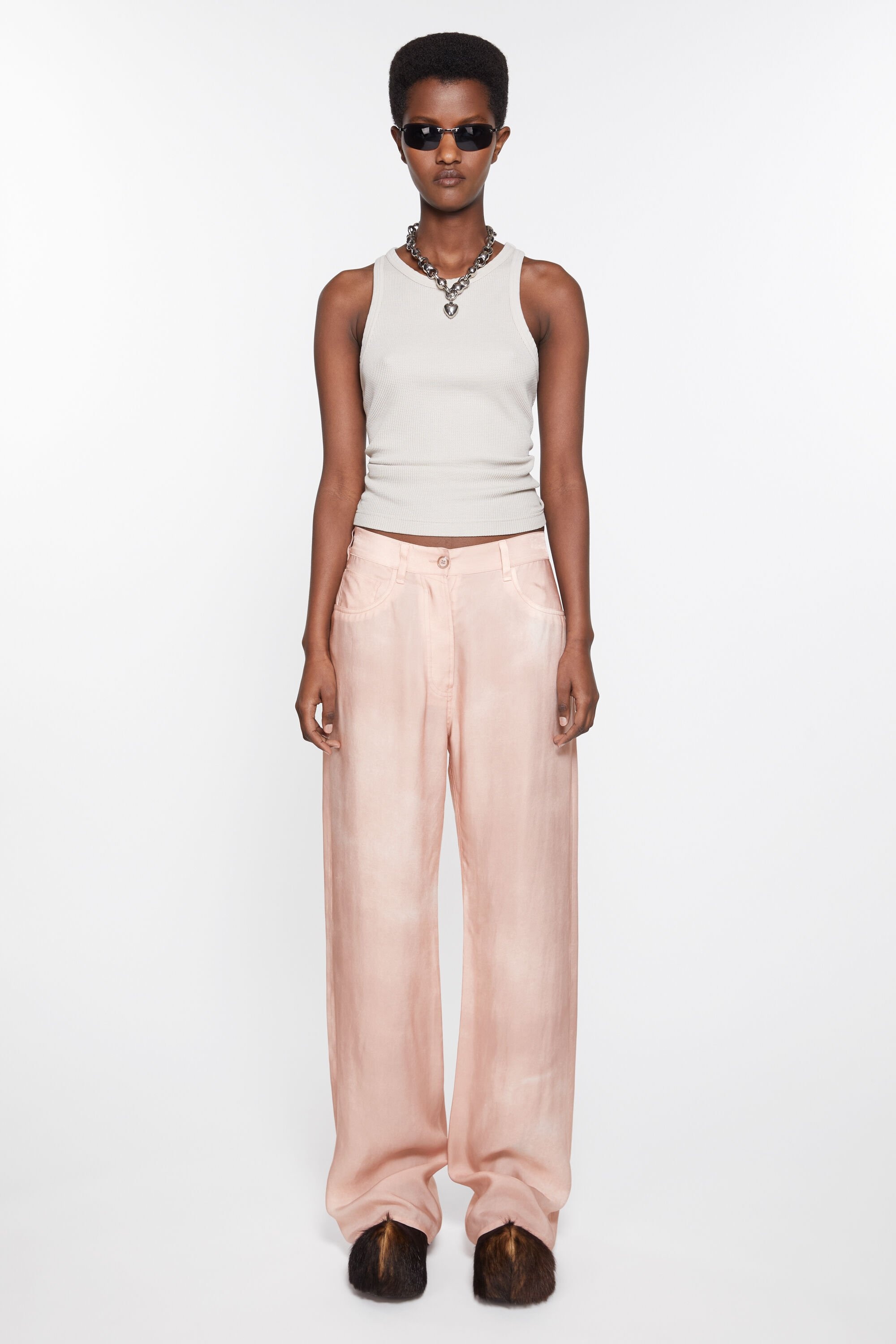 Printed trousers - Pale Pink - 2