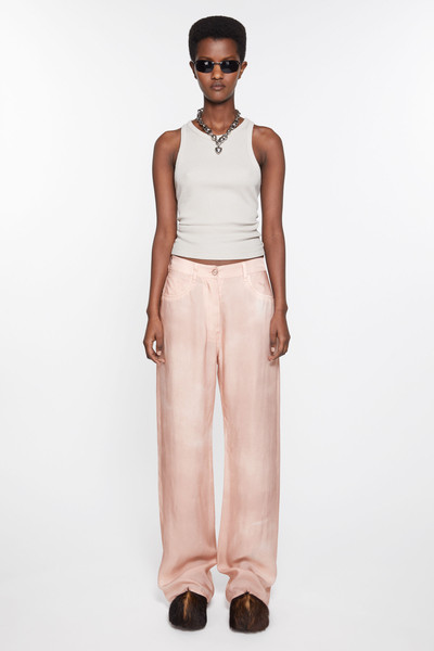 Acne Studios Printed trousers - Pale Pink outlook